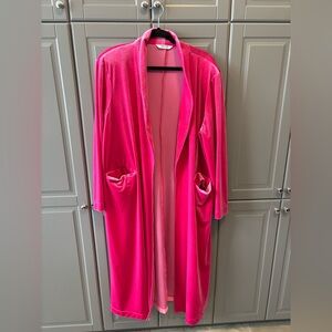 Smash and Tess Gorgeous Pink Velvet Duster